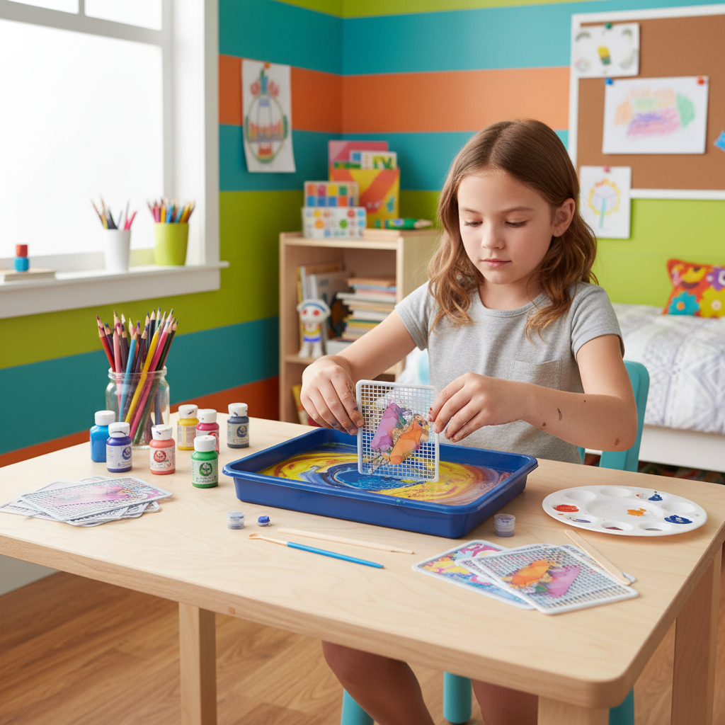 Klever Kits Paint Your Marbling Art