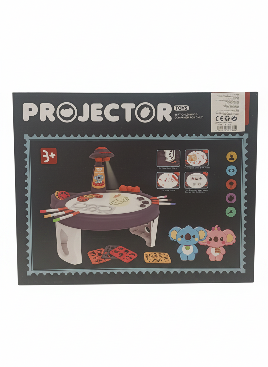 Koala Clippy Projector Drawing Table for Kids