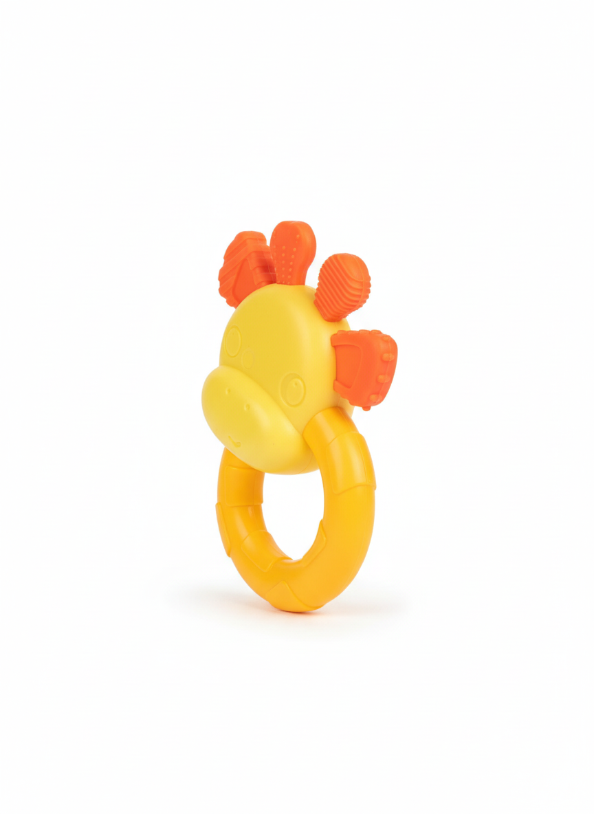 LA FRUTA Giraffe Rattle & Teether Toy