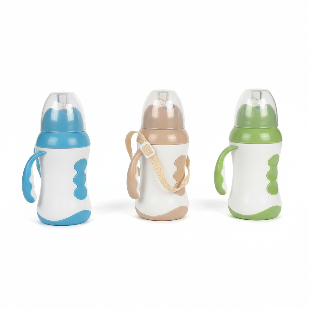 LA FRUTA Thermal Feeding Bottle With Handle 240ml