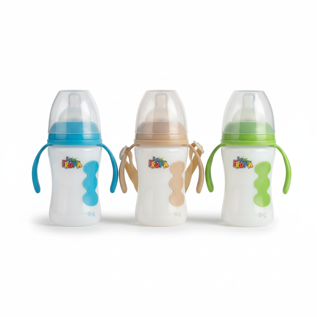 LA FRUTA Thermal Feeding Bottle With Handle 240ml