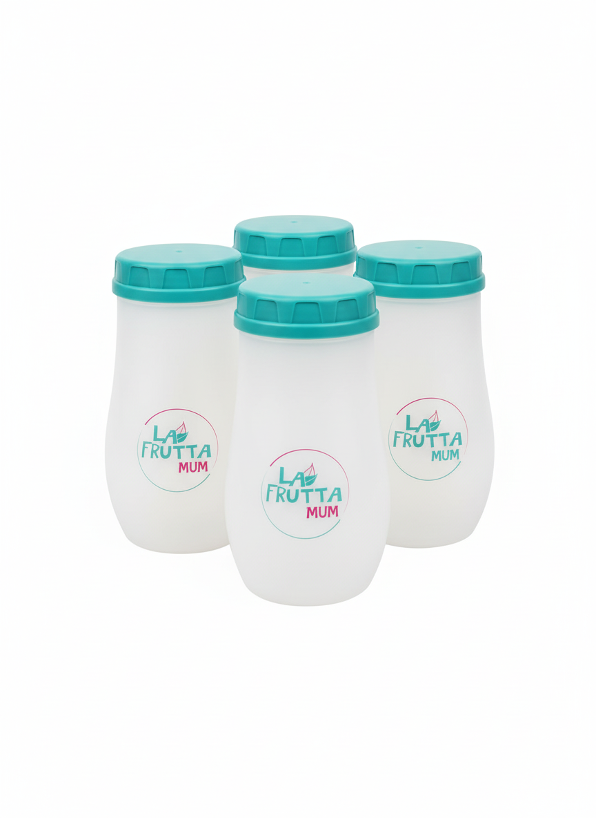 LA FRUTTA MUM Breastmilk Storage Bottles 4 x 160ml