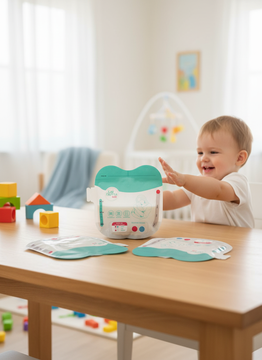 LA FRUTTA MUM Premium Breastmilk Storage Bags (18 Bags - 180ml)