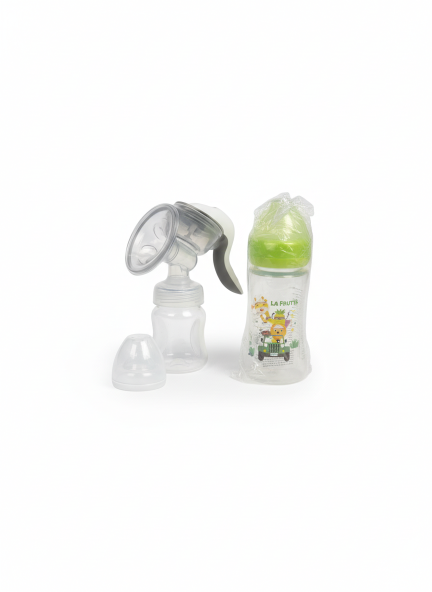 LA FRUTTA Manual Breast Pump Wide Neck (Special Offer)