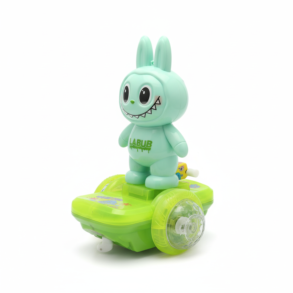 LABUB Stunt Wind-Up Bunny Car