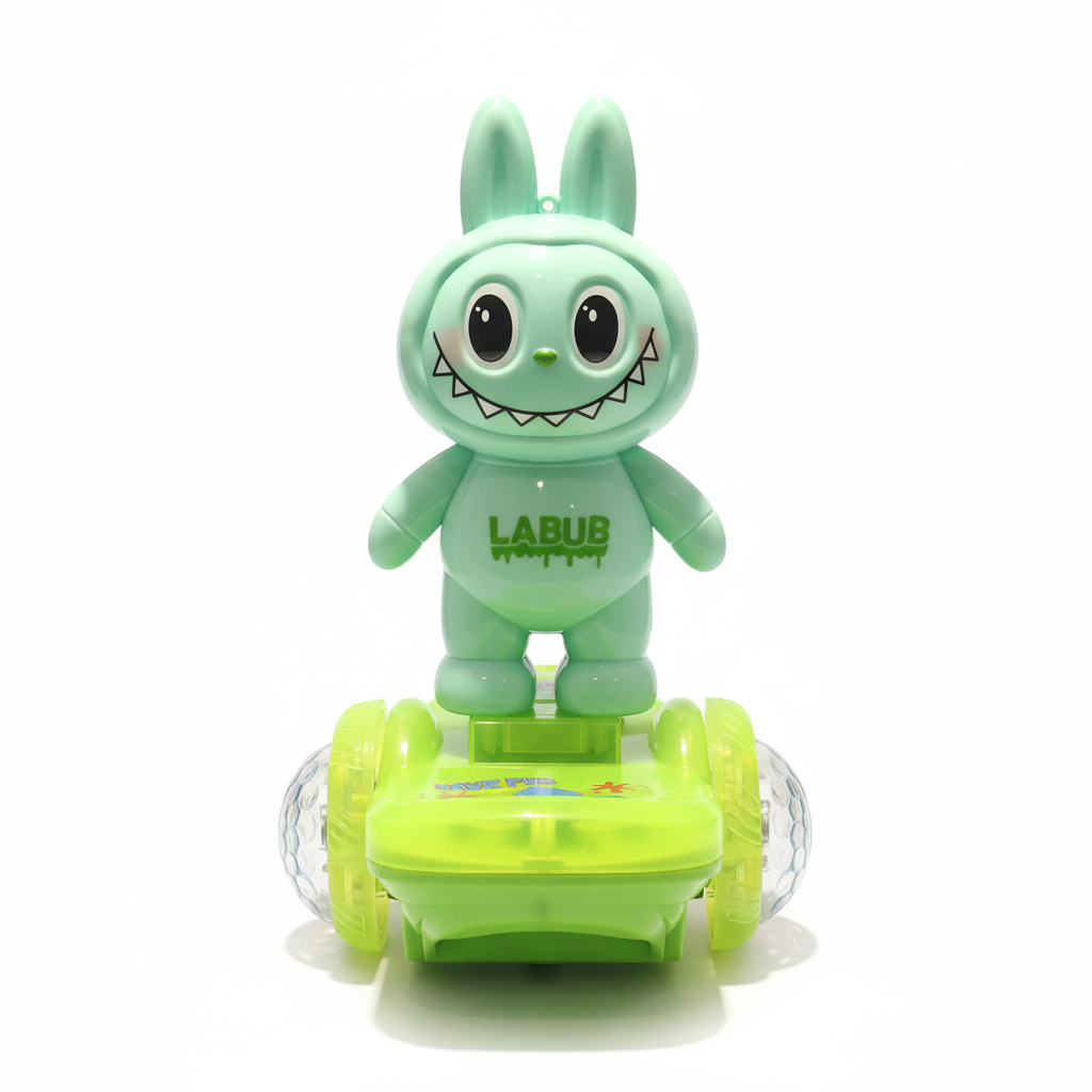 LABUB Stunt Wind-Up Bunny Car