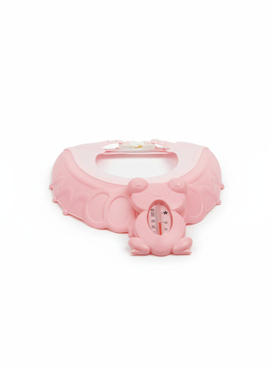 La Fruta Shower Cap and Bath Thermometer Set