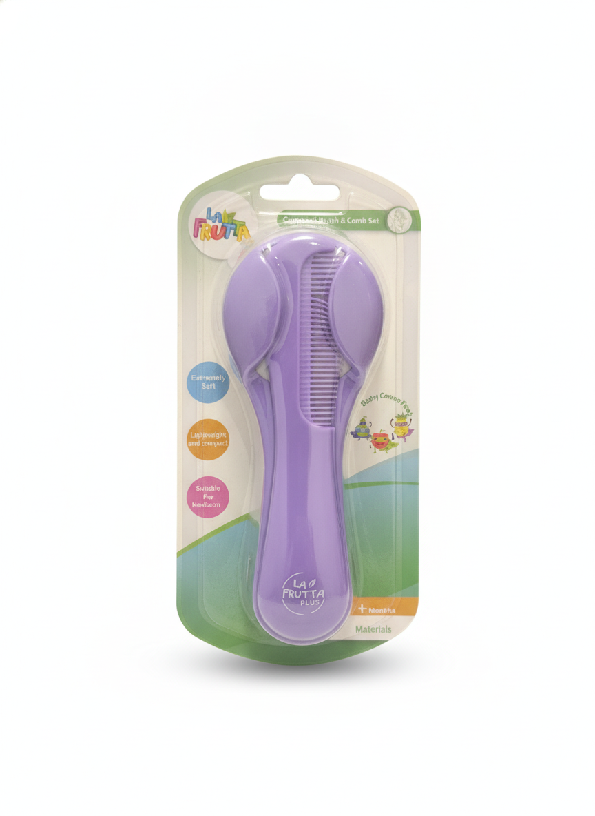 La Frutta Compact Brush & Comb Set