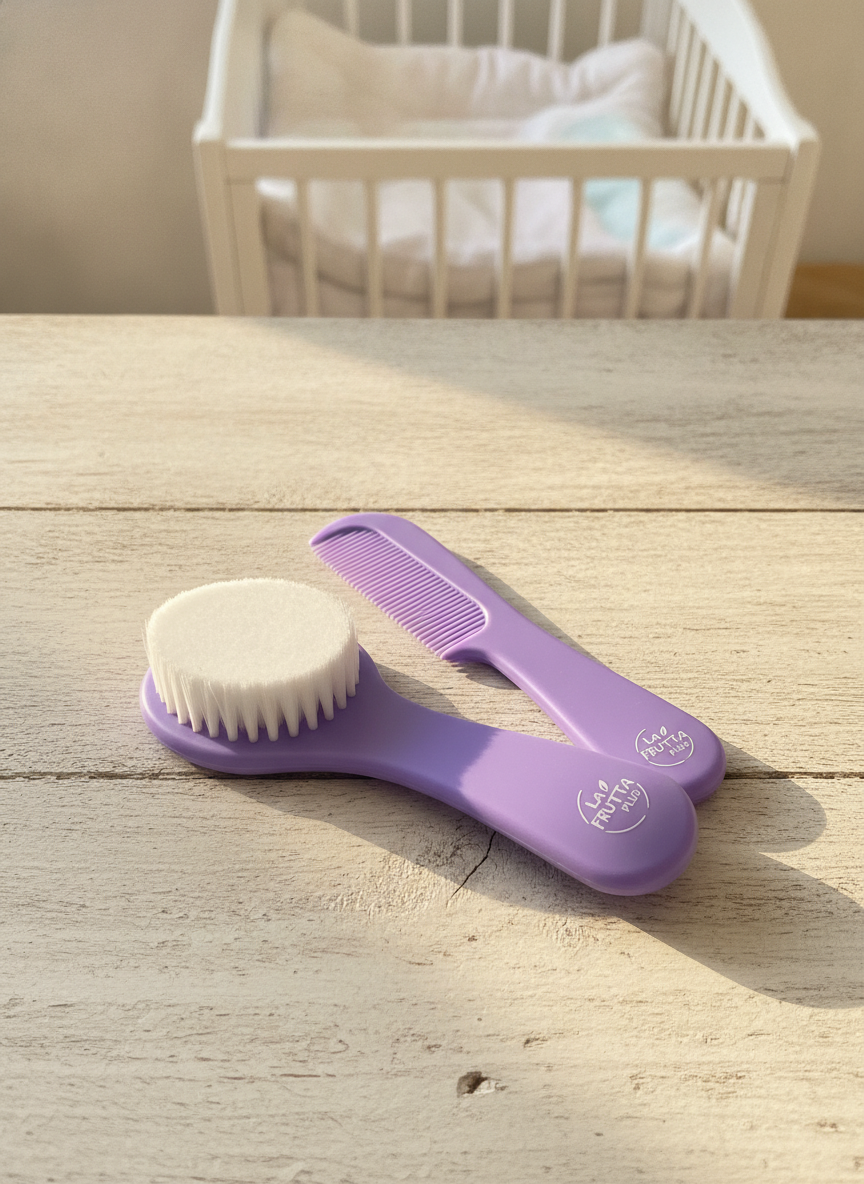 La Frutta Compact Brush & Comb Set