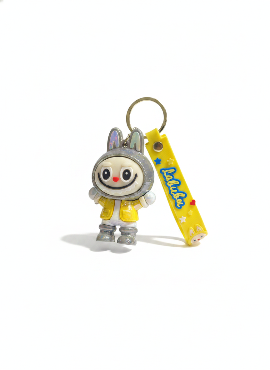 La La Lu Iridescent Bunny Keychain