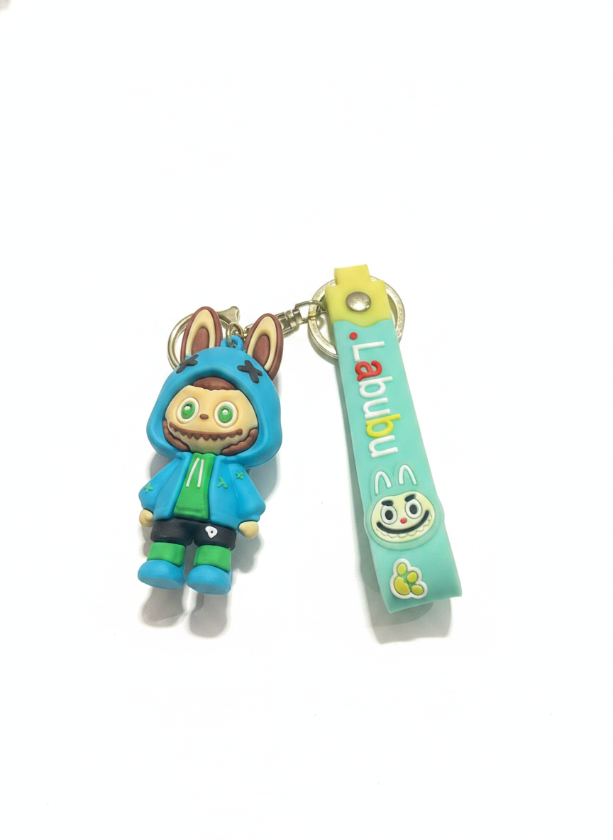 Labubu Character Keychain with Strap