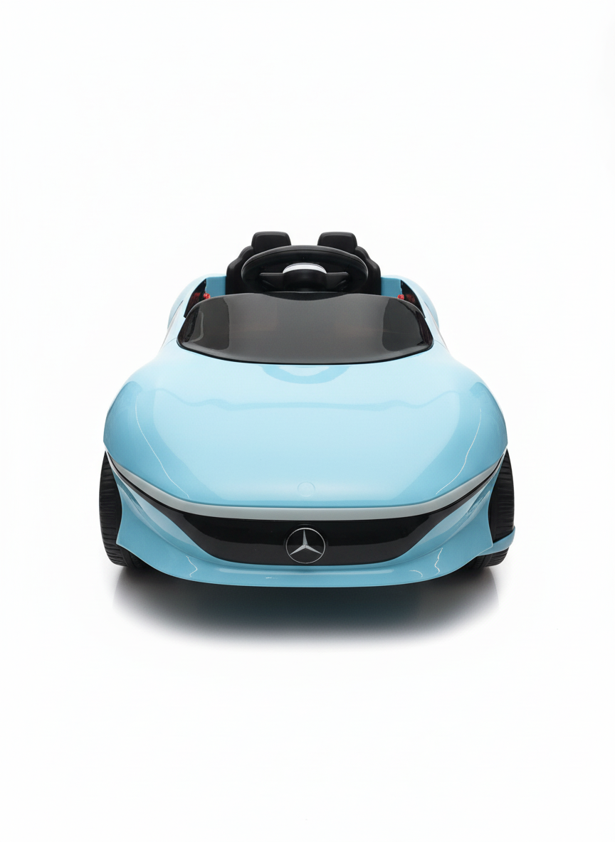 Light Blue Mercedes-Benz Electric Ride-On Toy Car