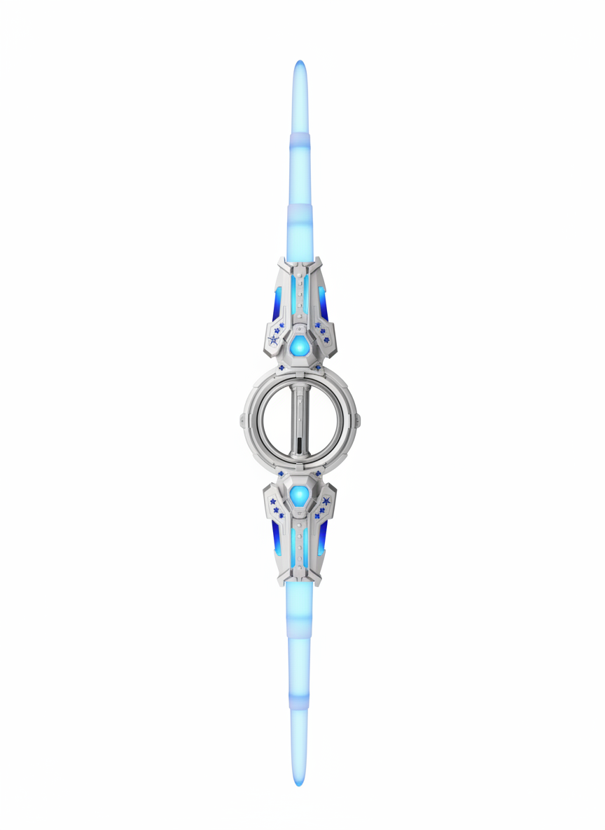 Light-Up Double Bladed Saber Toy