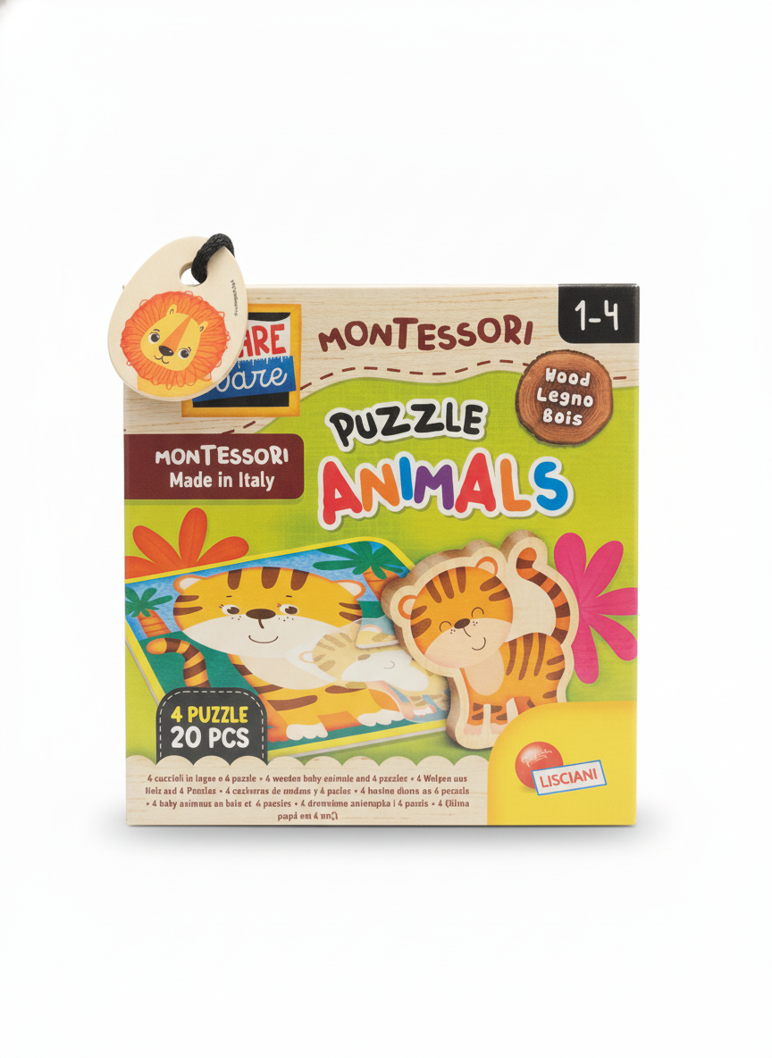 Lisciani Montessori Puzzle Animals