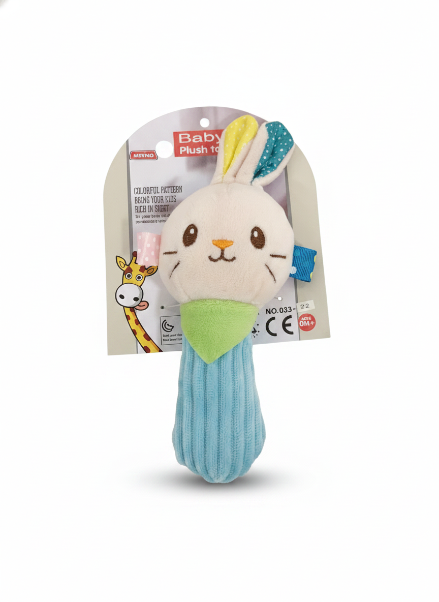 MEYING Baby Plush Bunny Rattle Toy