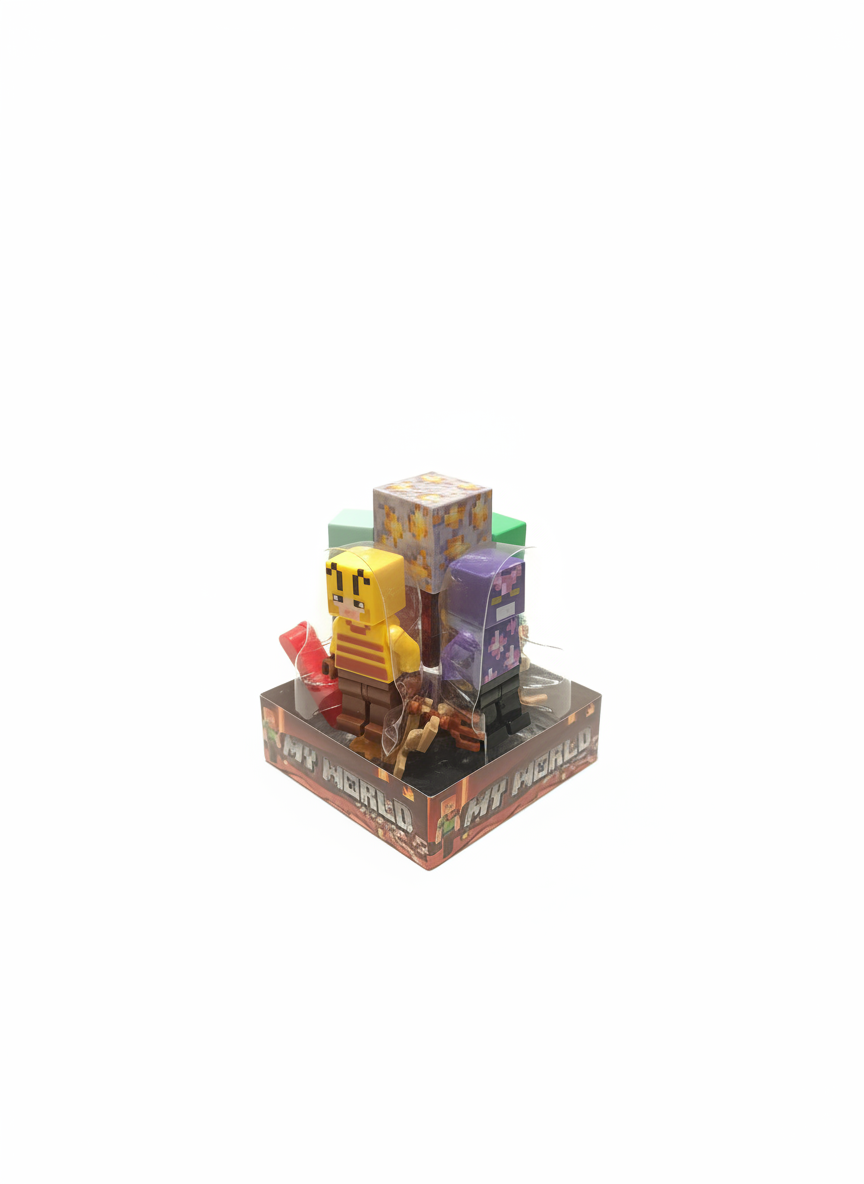 MY WORLD Magnetic Cube Figures