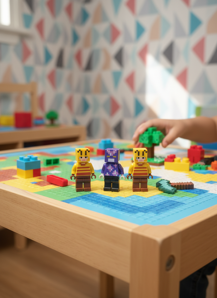 MY WORLD Magnetic Cube Figures