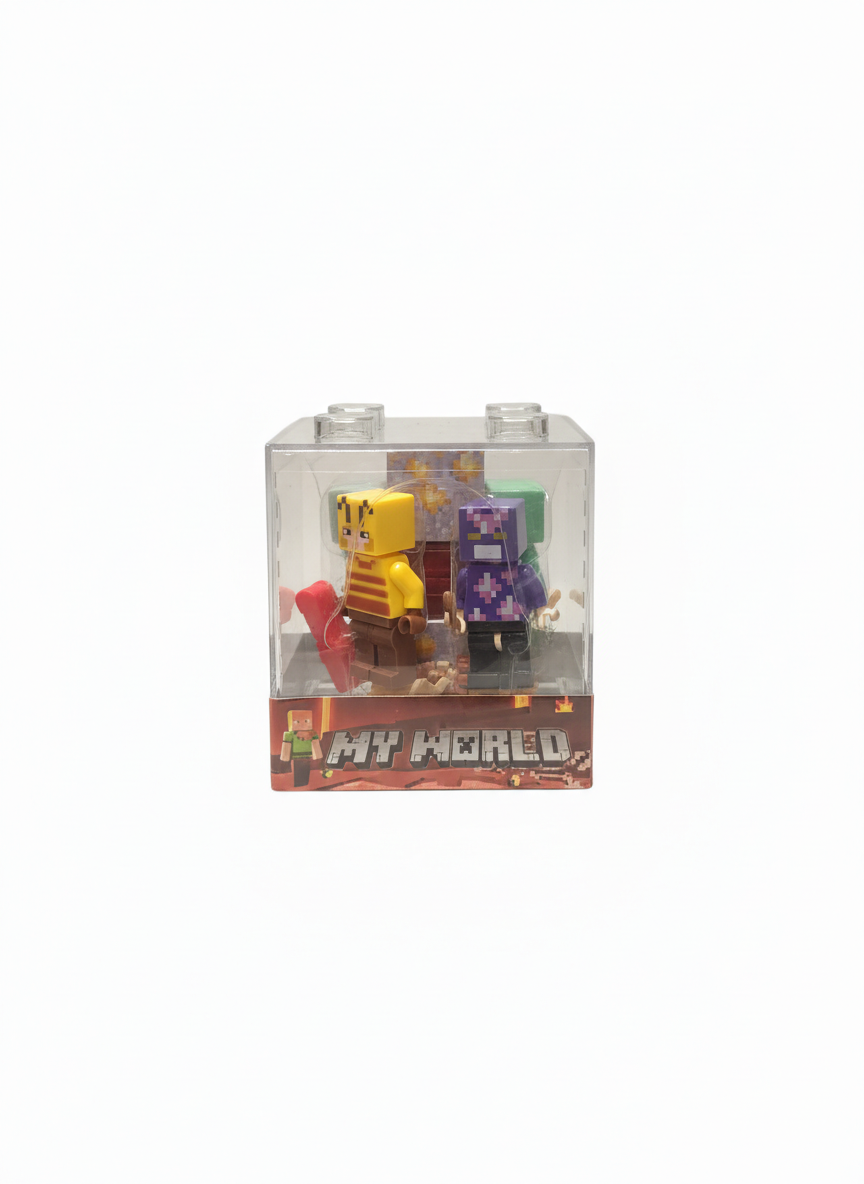 MY WORLD Magnetic Cube Figures