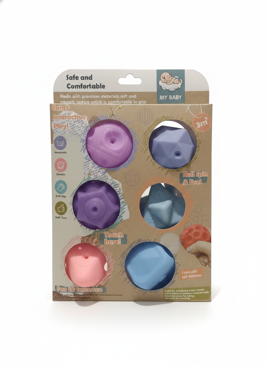 MY BABY Sensory Textured Balls Set