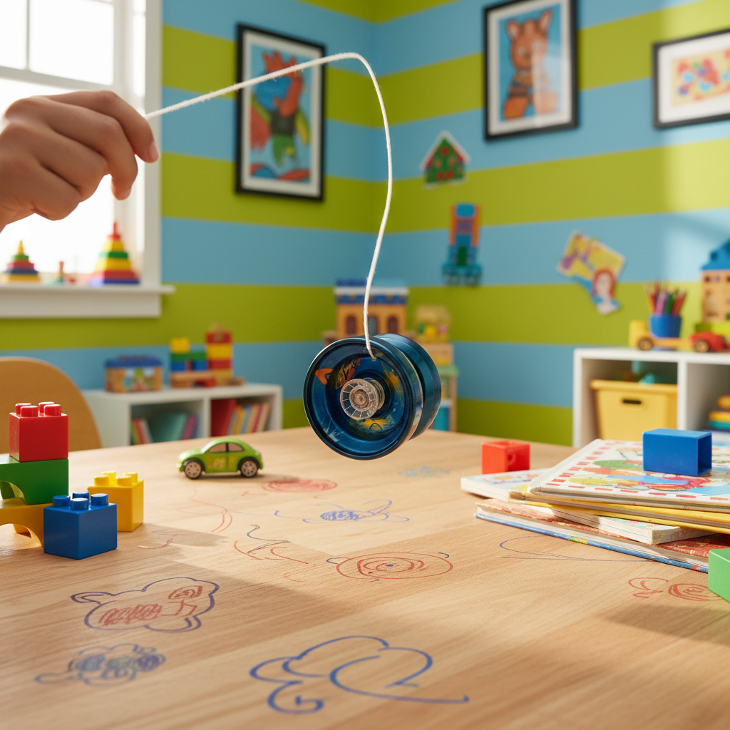 Magic YoYo (Blue & Yellow Swirl)