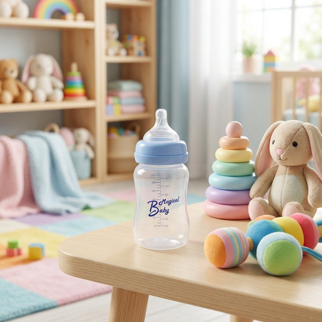Magical Baby PP Wide Neck Baby Bottle 180ml / 6 oz