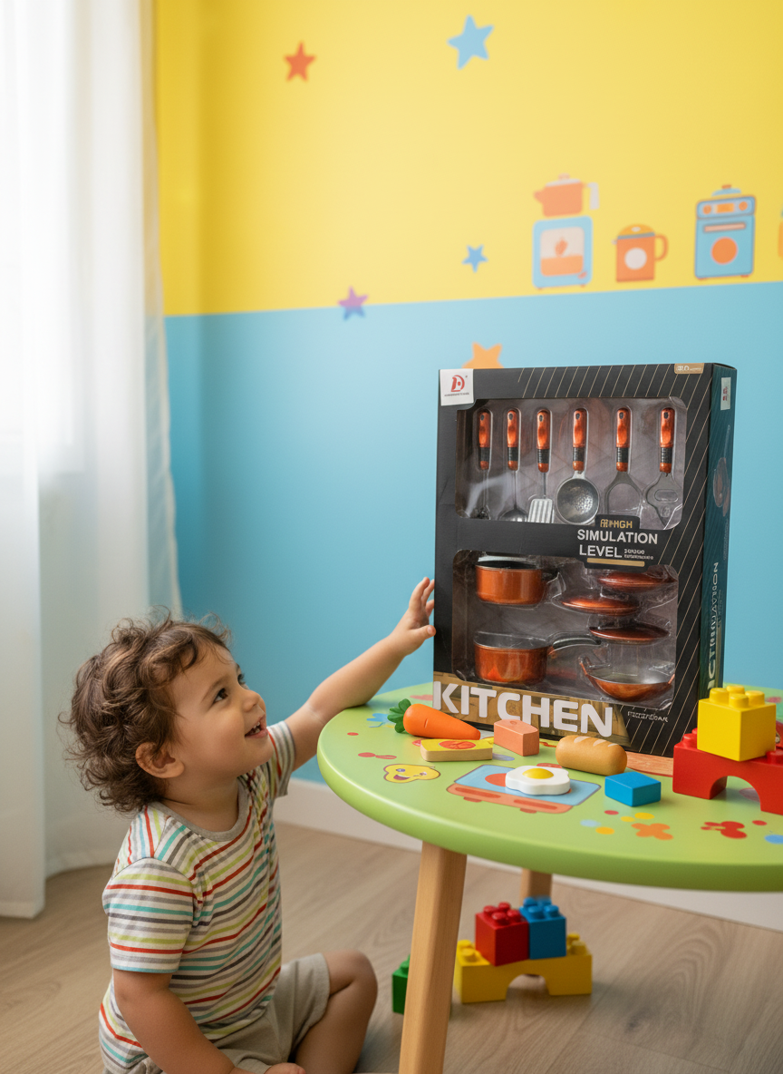 Magnificent Reach Food Star High Simulation Kitchen Play Set