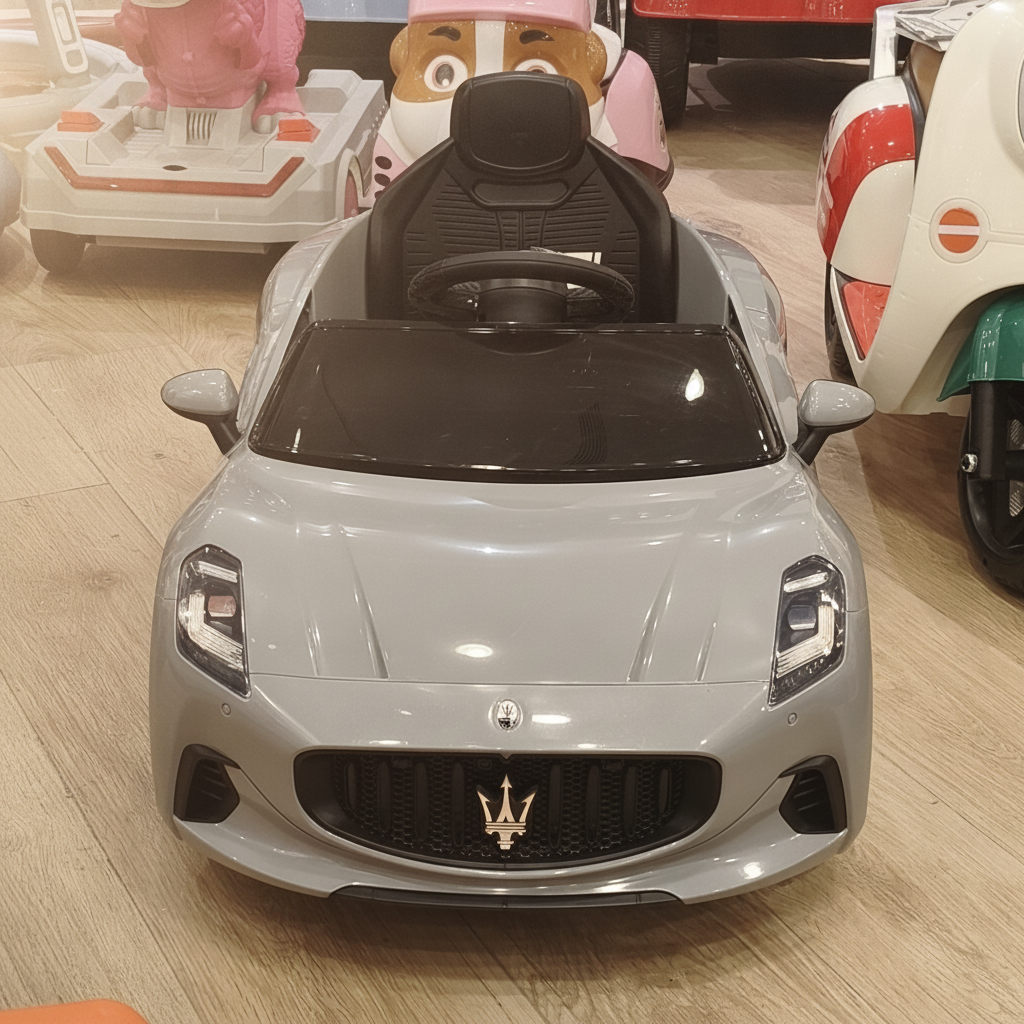 Maserati Kids Ride-On Toy Car - Grey
