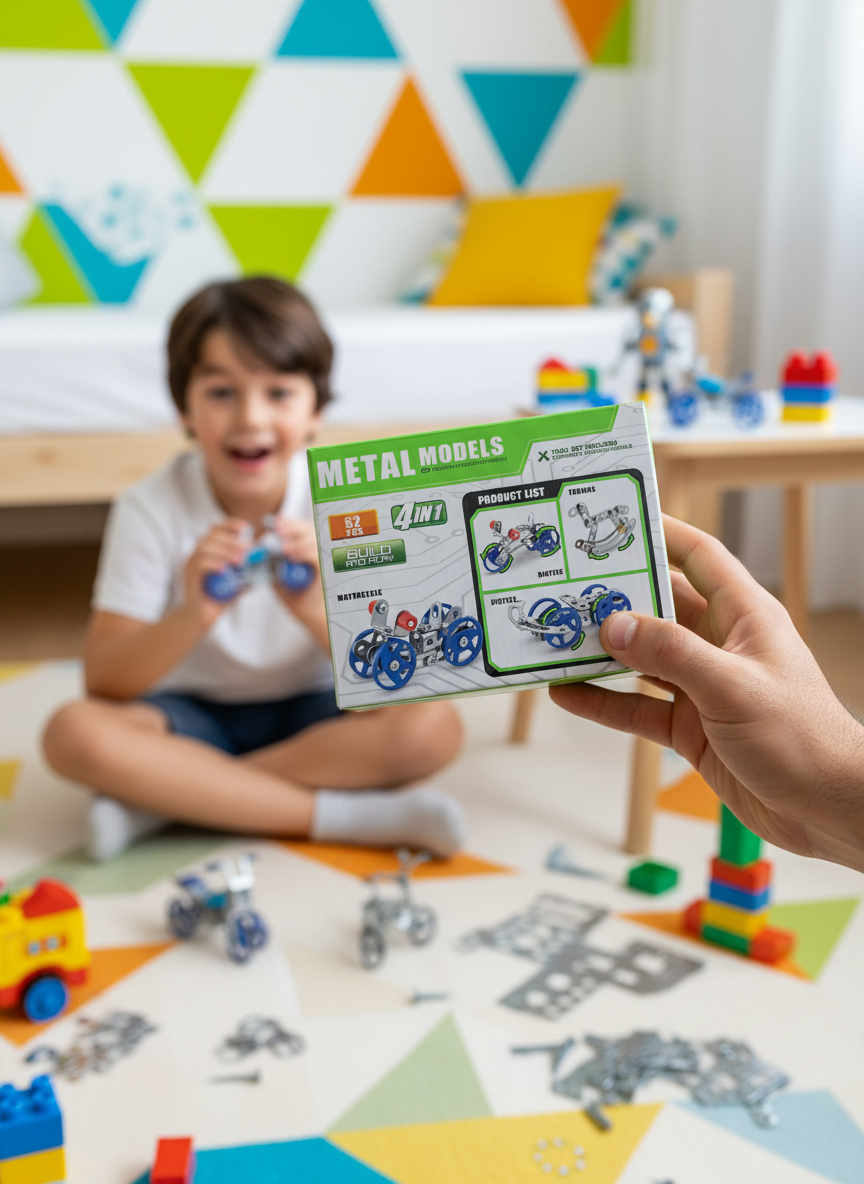 Metal Models 4-in-1 Construction Set