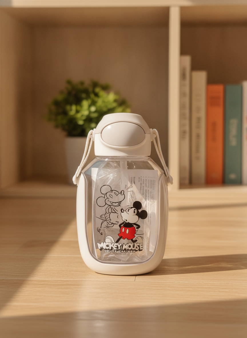Mickey Mouse Sound Cartoon Water Bottle (550 ML)