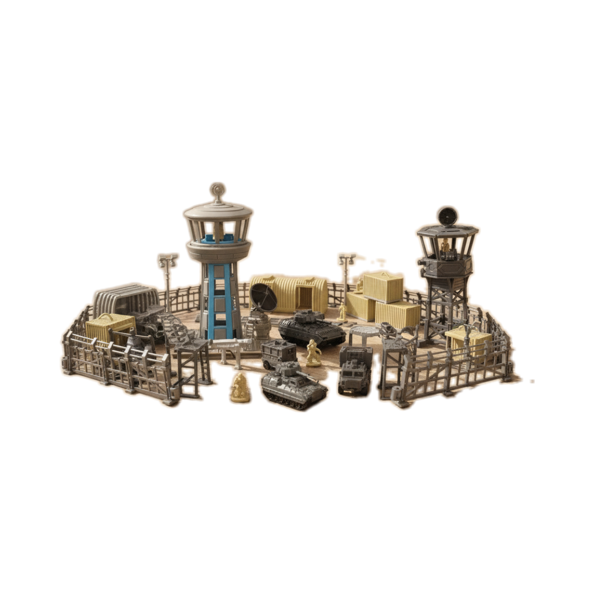 Military Bases Model Play Set