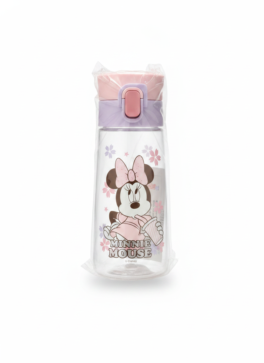 Minnie Mouse Clear Water Bottle