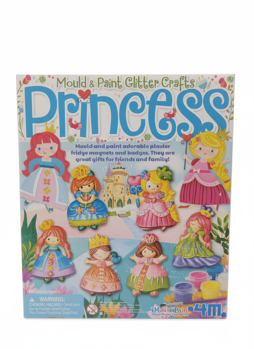 Mould & Paint Glitter Crafts Princess
