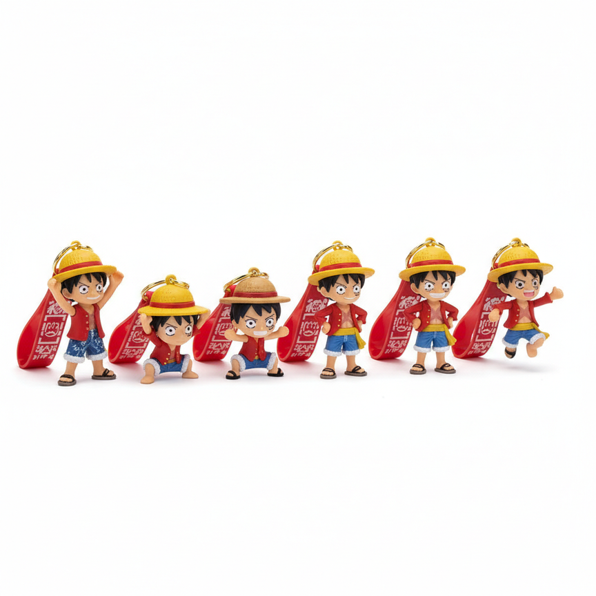 One Piece Monkey D. Luffy Anime Keychain