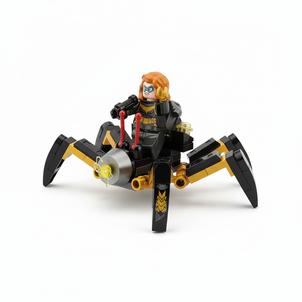 OBM Batgirl Spider-Mech Building Blocks Set