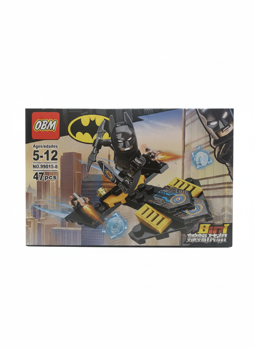 OBM Batman 8-in-1 Transforming Building Blocks Set