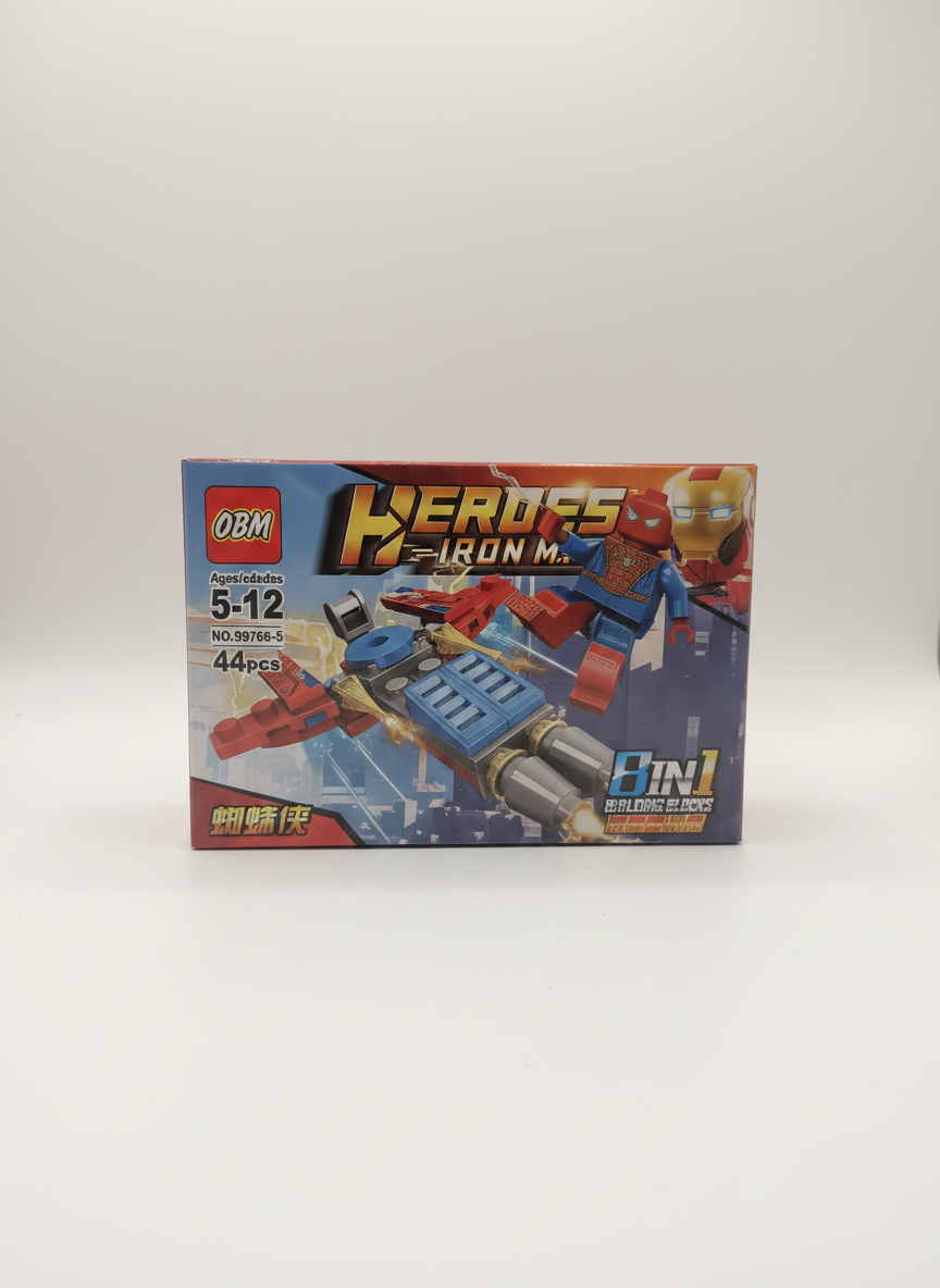 OBM HEROES 8 IN 1 Iron Man Mech Building Set