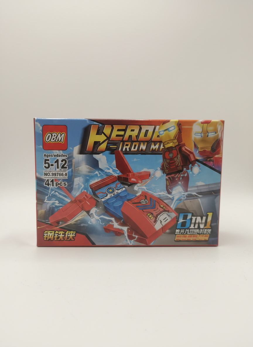 OBM HEROES IRON MAN Building Blocks (Model No. 99766-8)