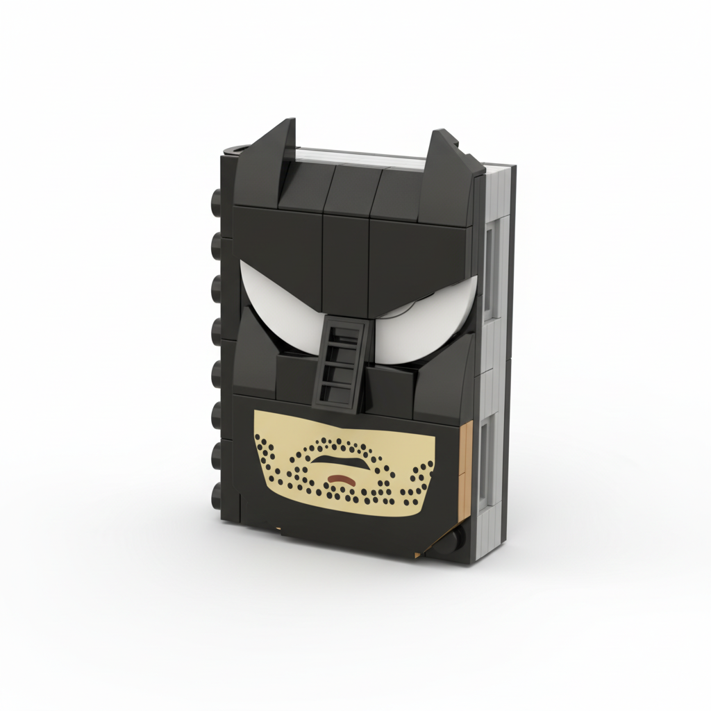 OBM HEROISM Building Block Set: Batman-Style Openable Book No. 9019-2