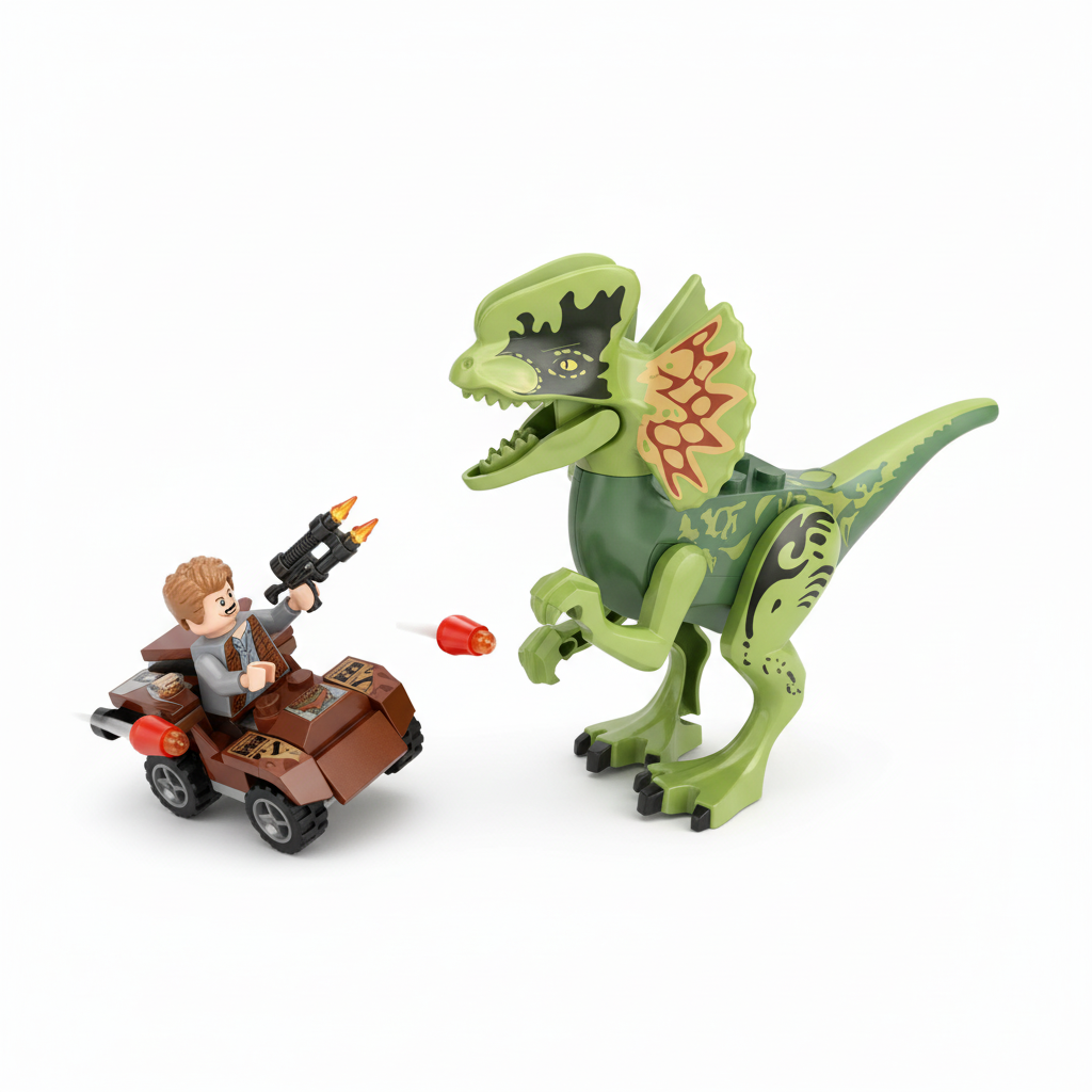 OBM Jurassic Werid Dinosaur Escape Building Blocks Set No. 99037-4