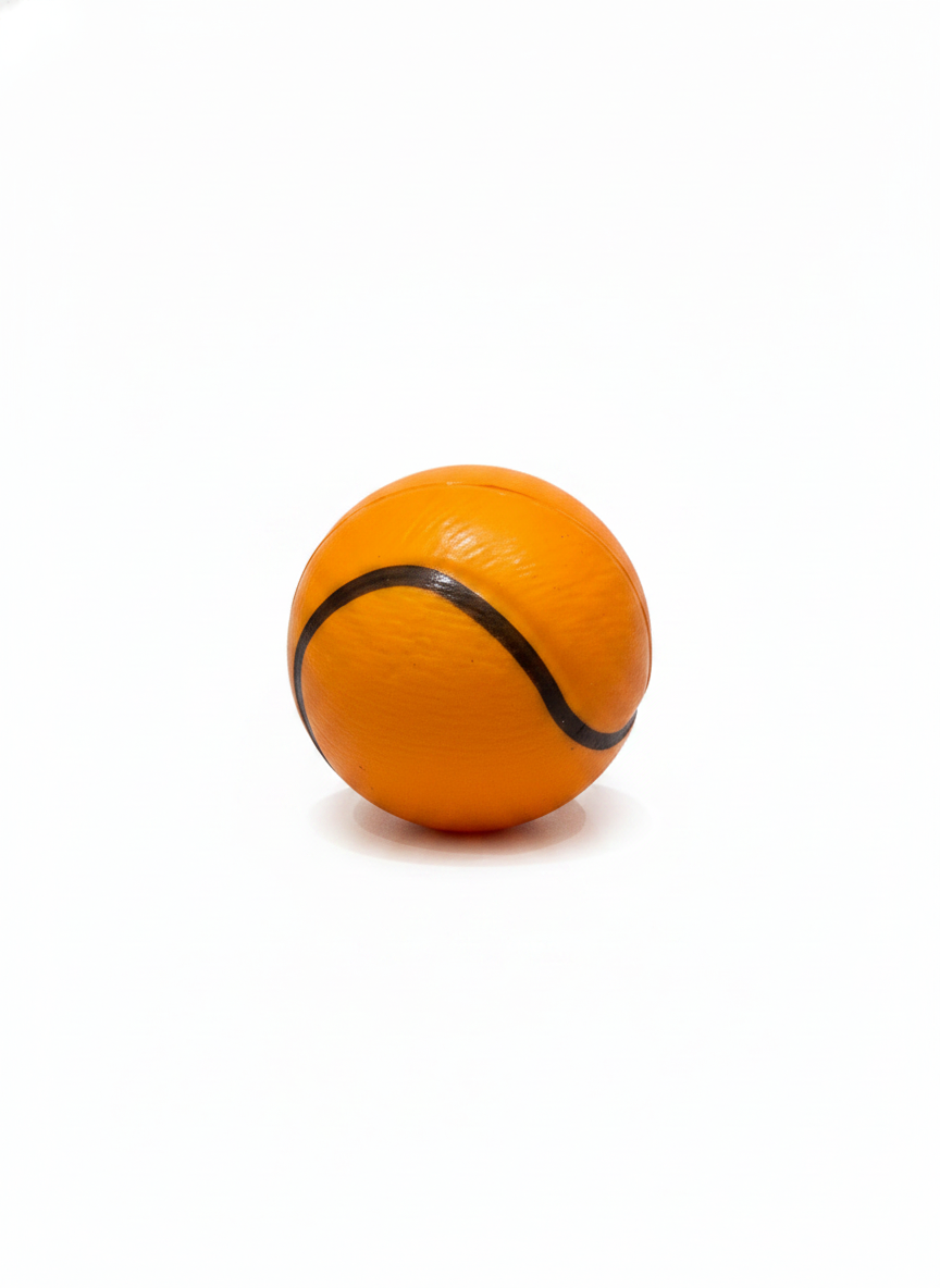 Orange Sports-Style Play Ball