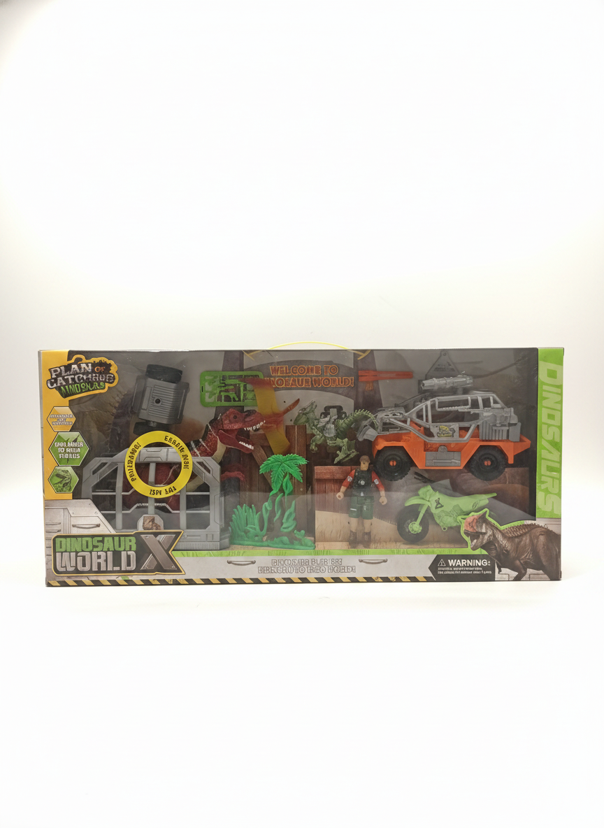 PLAN OF CATCHING DINOSAURS DINOSAUR WORLD X Playset