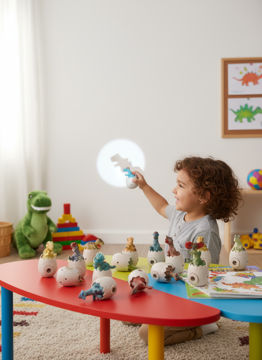 Hatching Dinosaur Projector Egg