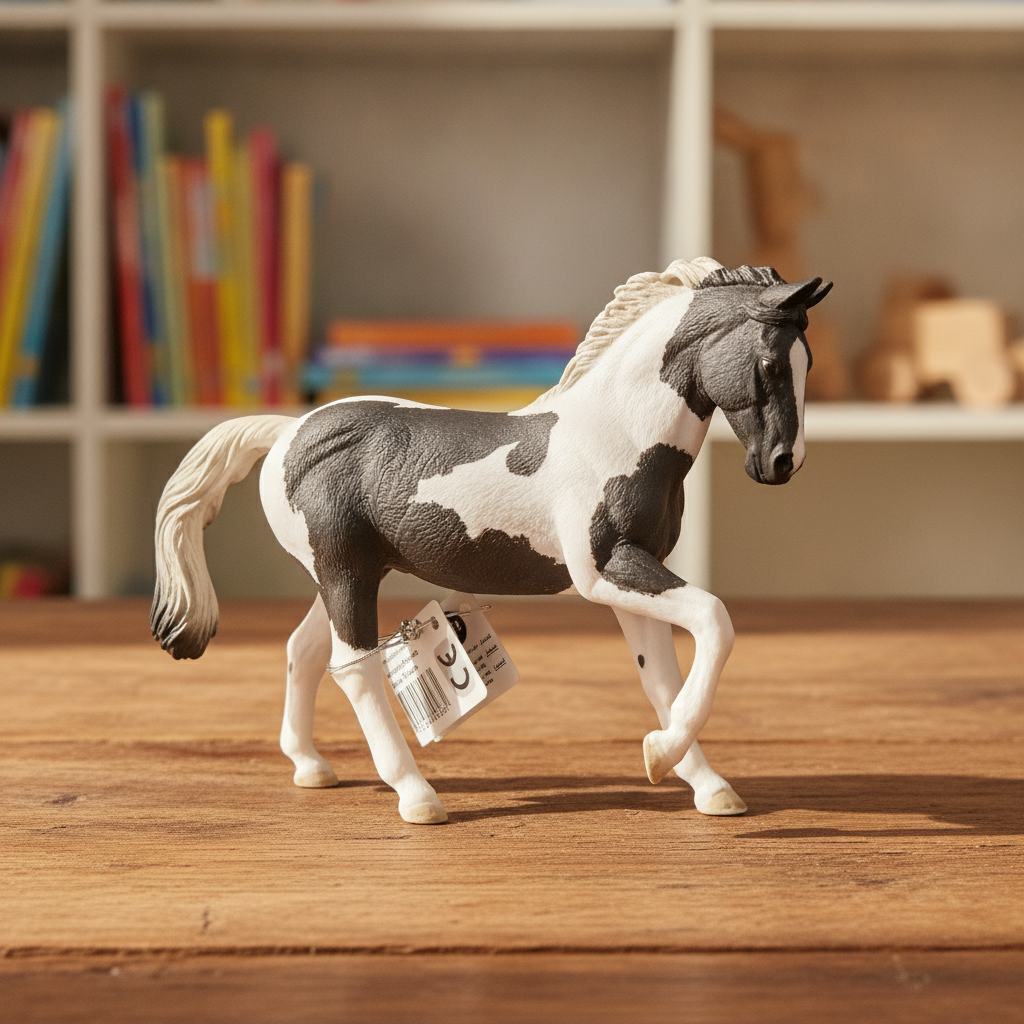 Paintblood Stallion Black Tobiano