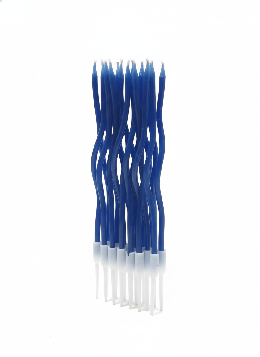 Blue Party Candles