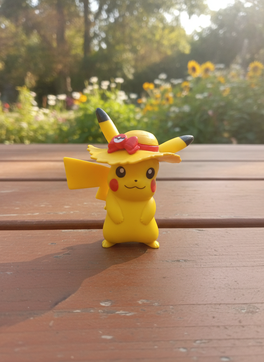Pikachu with Sun Hat Figure