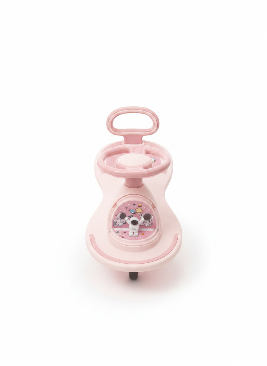 Pink Astronaut Wiggle Ride-On Car