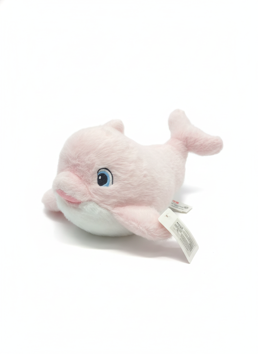 Pink Whale Plush Toy (30cm)