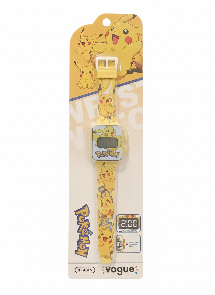 Pokémon Pikachu LED Light Watch by Vogue