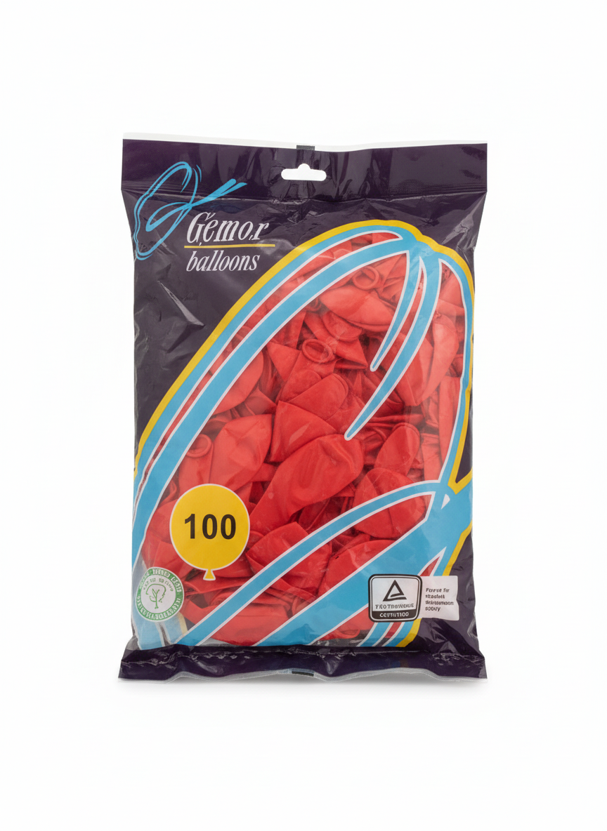 Premor Red Balloons (100 Count)