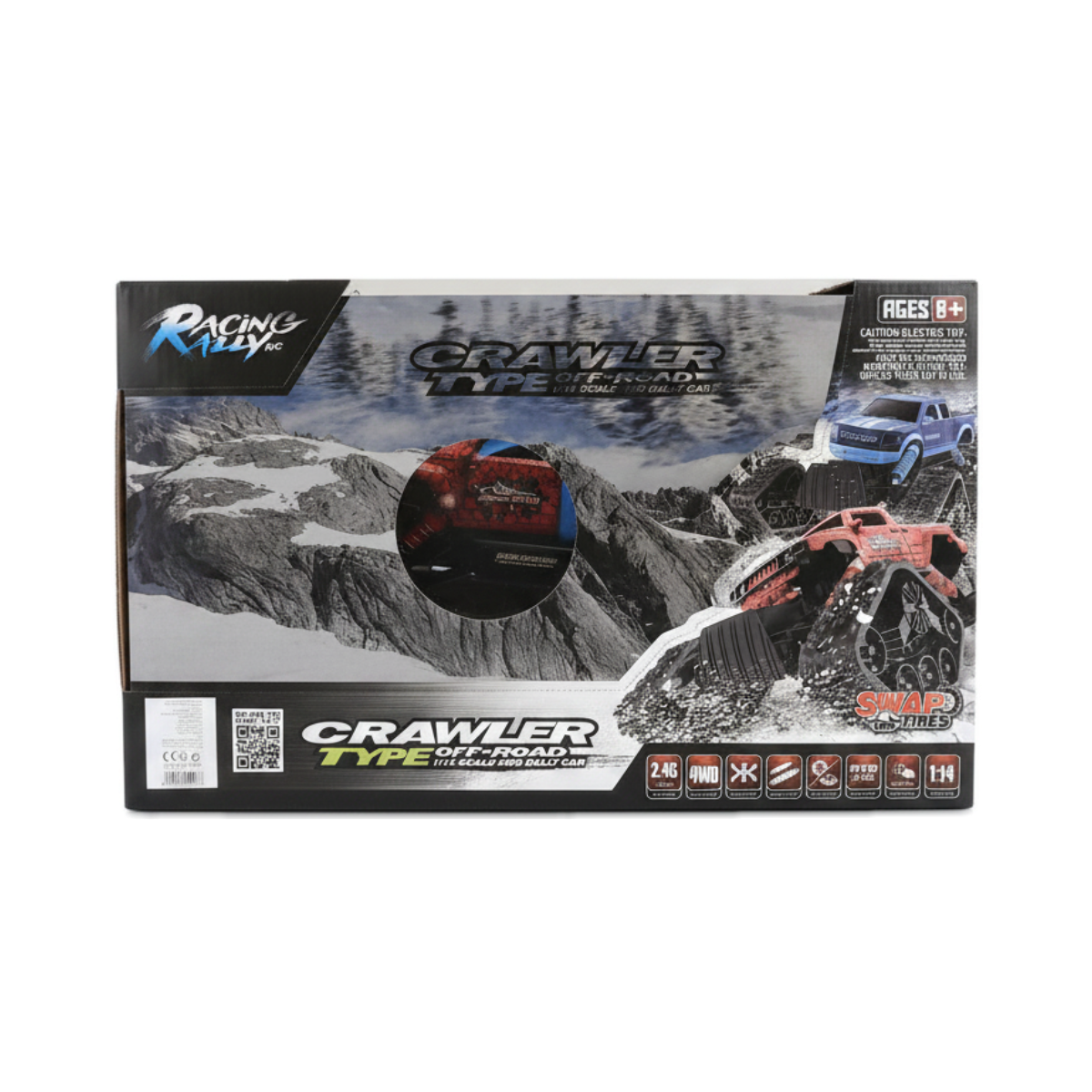 Racing Rally R/C Crawler Type Off-Road 1:14 Scale 4WD Rally Car